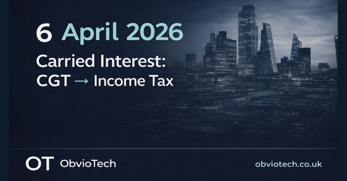 UK carried interest tax reform 2026 — fund manager guide to the April deadline